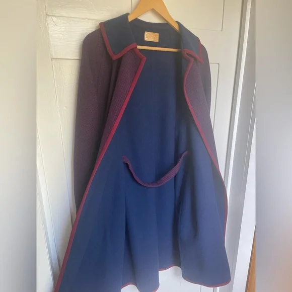 VTG Pendleton virgin wool wrap coat, large - Picture 10 of 14